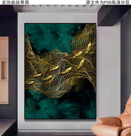 抽象油画装饰画