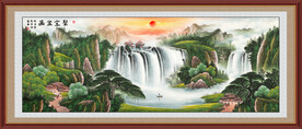 国画山水画