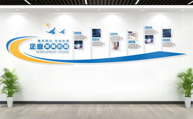 企业发展历程文化墙