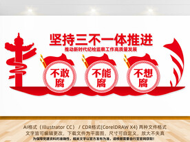 反腐败宣传展板