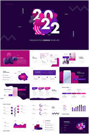 2022工作汇报动态ppt模板