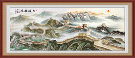 万里长城国画