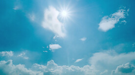 蓝天白云清新视频背景