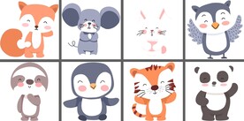 可通动物矢量图