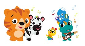 卡通欢乐小动物