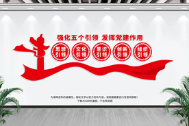 党建引领文化墙