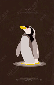 伊拉卡企鹅抽象画