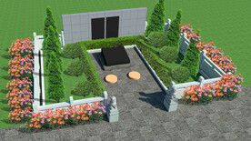 墓地坟墓设计案例效果图