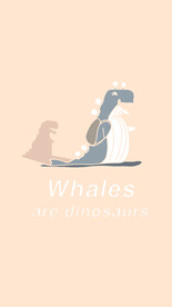 拔罐鲸鱼桌面手机壁纸米黄