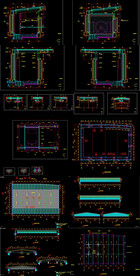 群楼屋面采光顶CAD图纸