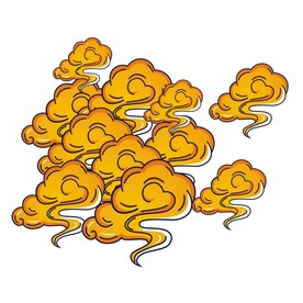 矢量中国风中式祥云花纹图案