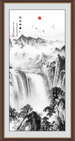 玄关山水画