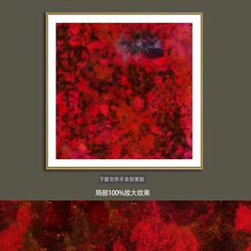 抽象油画装饰画轻奢手绘极简画