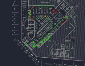 超市设计 布局图  CAD超市