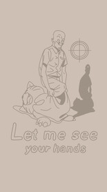 别动 壁纸创意手机壁纸 金底