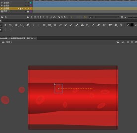 an做一个血细胞流动的效果