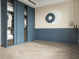 现代卧室场景空景效果图