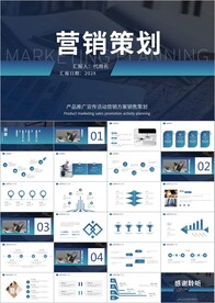 商务简约营销策划方案ppt模板