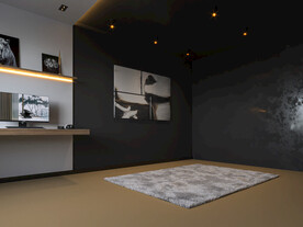 现代轻奢卧室场景空景