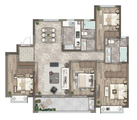 户型图 家配图 洋房图图片