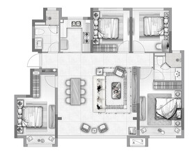 户型图 家配图 洋房图图片