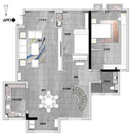 2022最新高端彩色平面图
