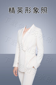 女 形象照 证件照 商务照
