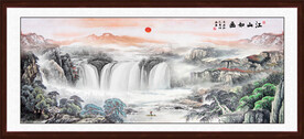 江山如画山水画