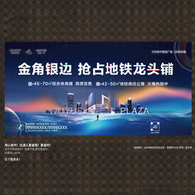 地产商铺展板