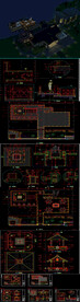 全套会所景观平台CAD图纸