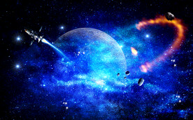 科幻太空宇航员