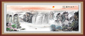 山水国画江山如画