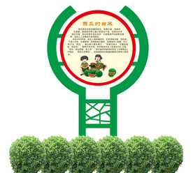 西瓜文化标识牌