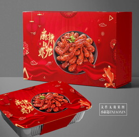 小龙虾包装 