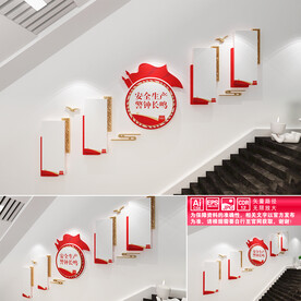 安全生产楼道文化墙