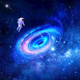 科幻太空宇航员