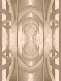 古典大理石纹3D地板地砖画