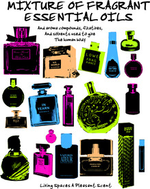 各品牌香水矢量图