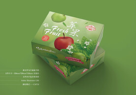 苹果包装 平面图