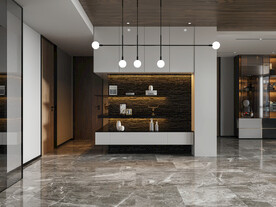 现代客餐厅背景墙