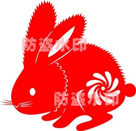 兔年窗花剪纸矢量超精细