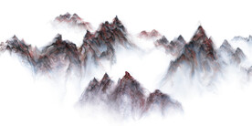 轻奢装饰画 水墨山水风景画