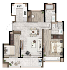 户型图 家配图 洋房图图片