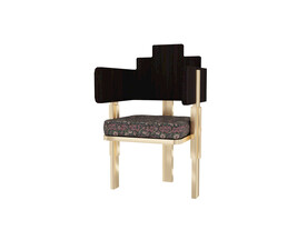 书画动影现代靠背椅