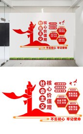 核心价值观文化墙设计