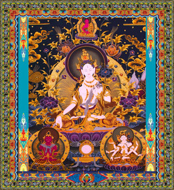 白度母 卓玛嘎姆 增寿救度佛母