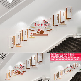 廉政楼道文化墙