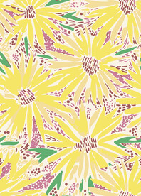 抽象扎染花朵印花循环图案