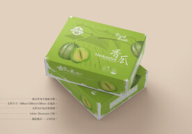 香瓜包装 平面图