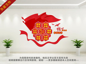 社会主义核心价值观楼梯文化墙